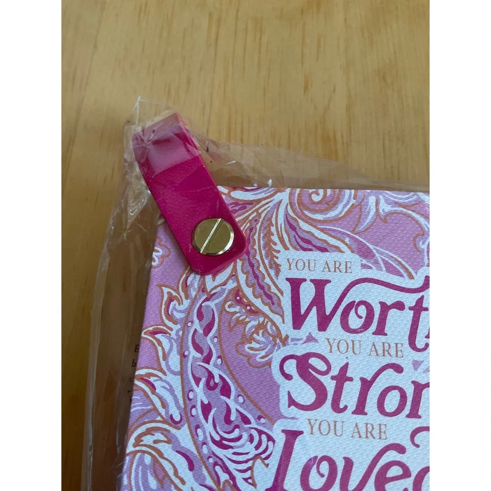 Simply Southern Pink Paisley Small Stationary‎ Notepad Worthy Strong Loved New